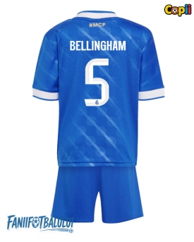 Real Madrid Jude Bellingham #5 Echipament de Fotbal Replică 2025-26 Copii Treilea (+ Șorturi)